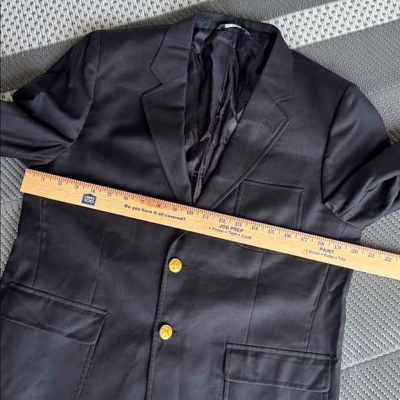 Loro Piana Brooks Brother Blazer Women’s Medium / Large Size 20 Black - Picture 12 of 15